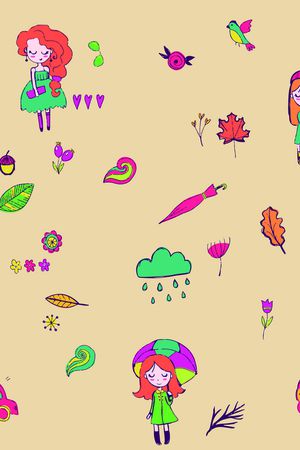 人物印花华亿平台图片