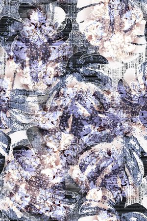 抽象印花华亿平台图片