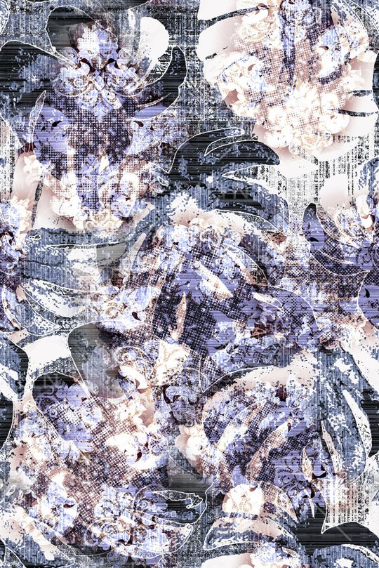 抽象印花华亿平台图片