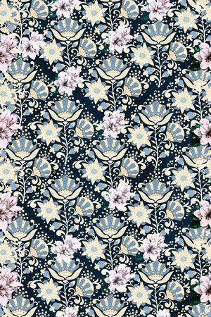 抽象印花华亿平台图片