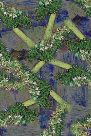 抽象印花华亿平台图片