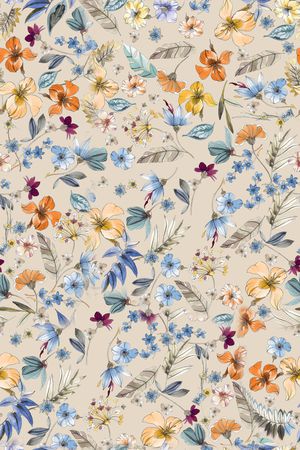 春夏华亿平台印花华亿平台图片