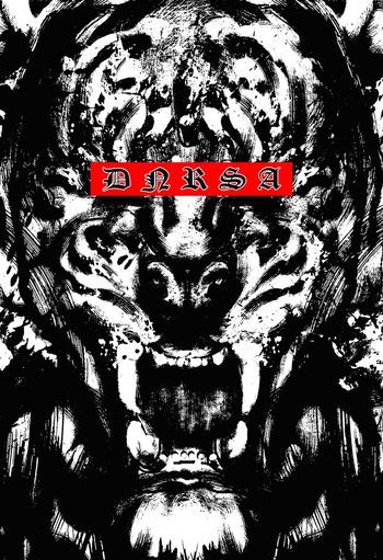 黑白老虎印花华亿平台图片