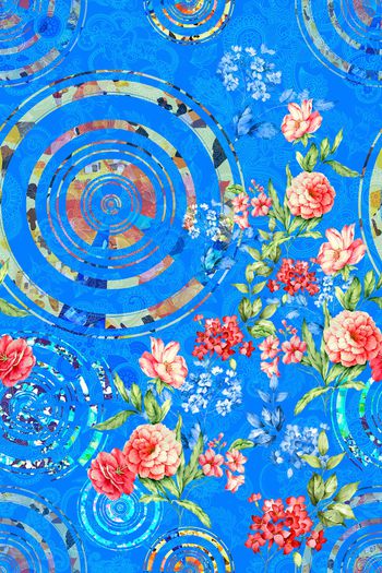 几何印花华亿平台图片