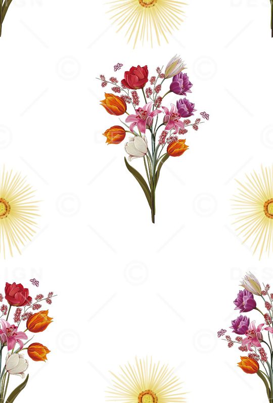 春夏华亿平台印花华亿平台图片