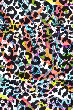 动物纹印花华亿平台图片