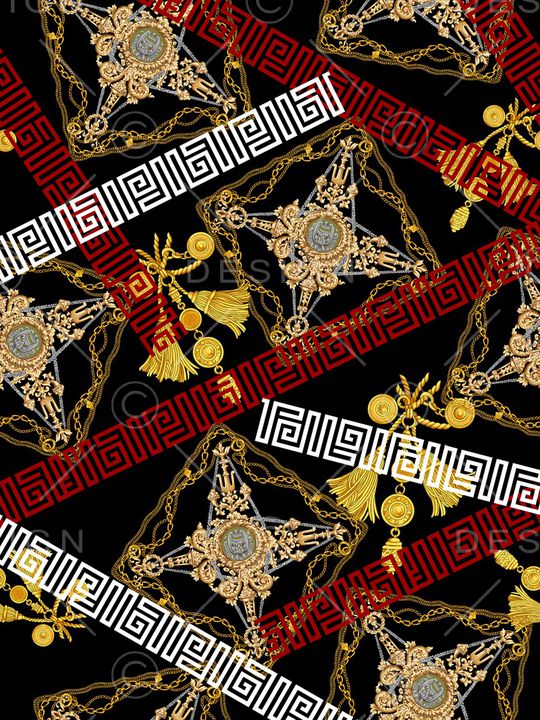 抽象印花华亿平台图片