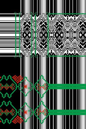 几何印花华亿平台图片