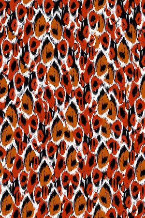 动物纹印花华亿平台图片