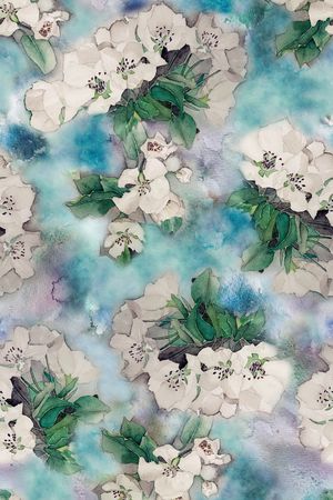 水彩印花华亿平台图片