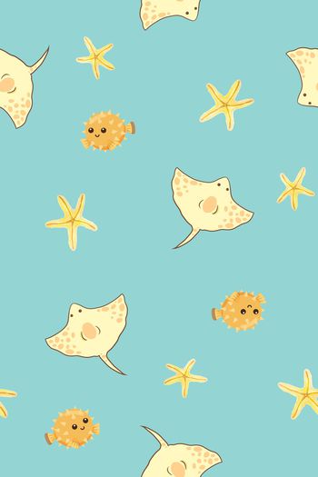 1198657-童装-海星小丑鱼