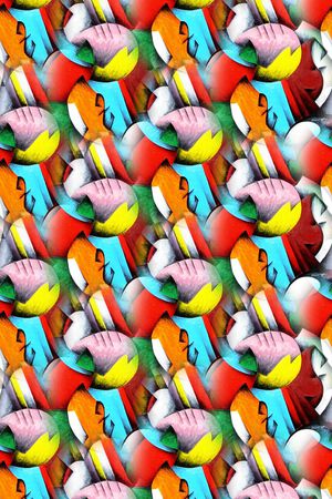 抽象印花华亿平台图片