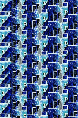 抽象印花华亿平台图片