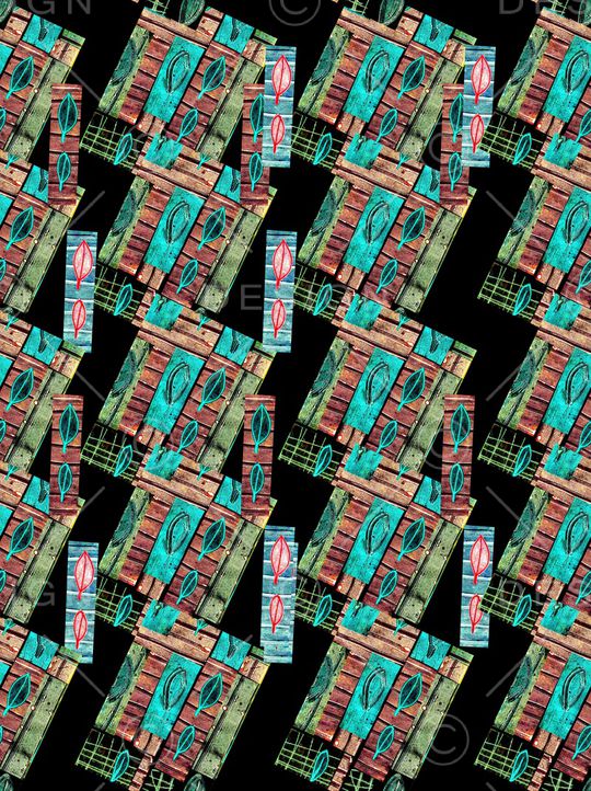 抽象印花华亿平台图片