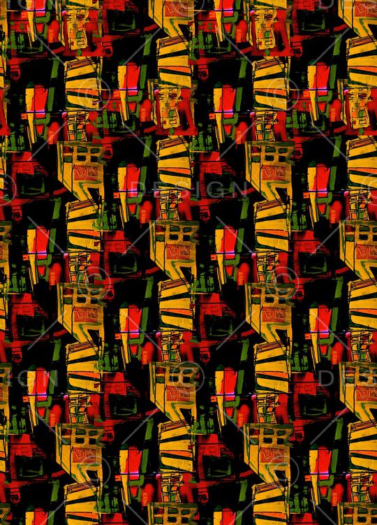 抽象印花华亿平台图片