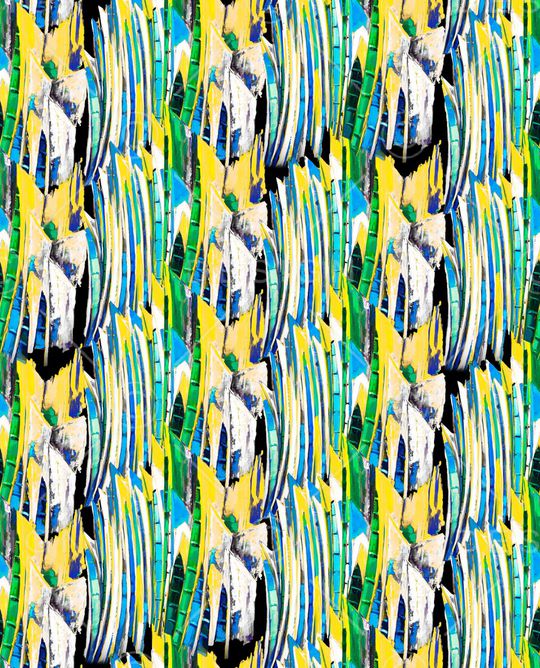 抽象印花华亿平台图片