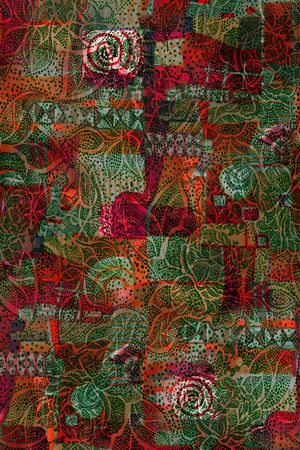 抽象印花华亿平台图片