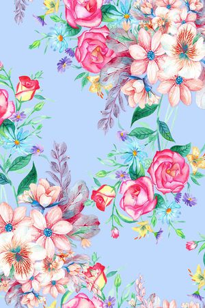 春夏华亿平台印花华亿平台图片