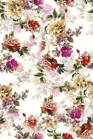 春夏华亿平台印花华亿平台图片