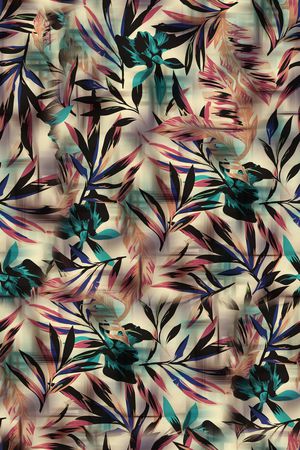 真丝印花华亿平台图片