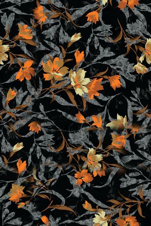 春夏华亿平台印花华亿平台图片