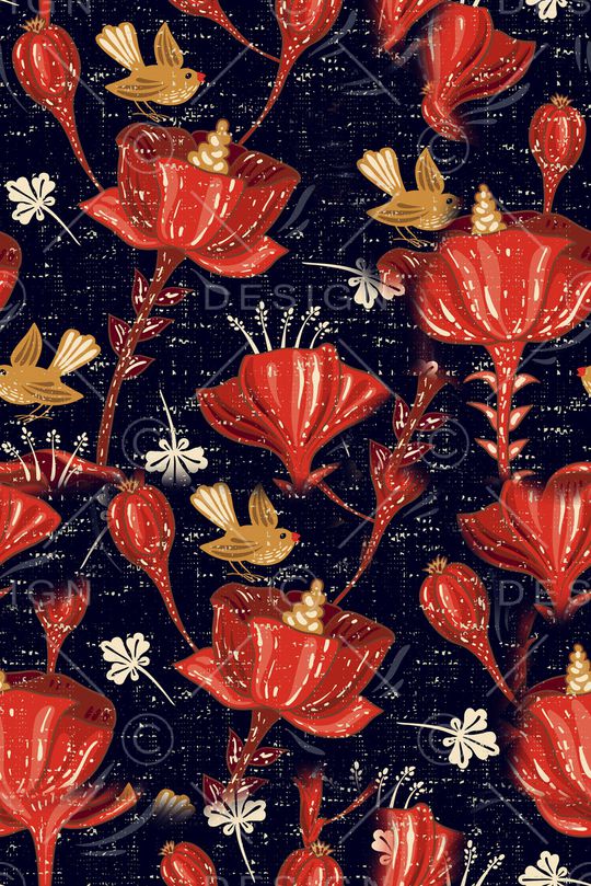 春夏华亿平台印花华亿平台图片