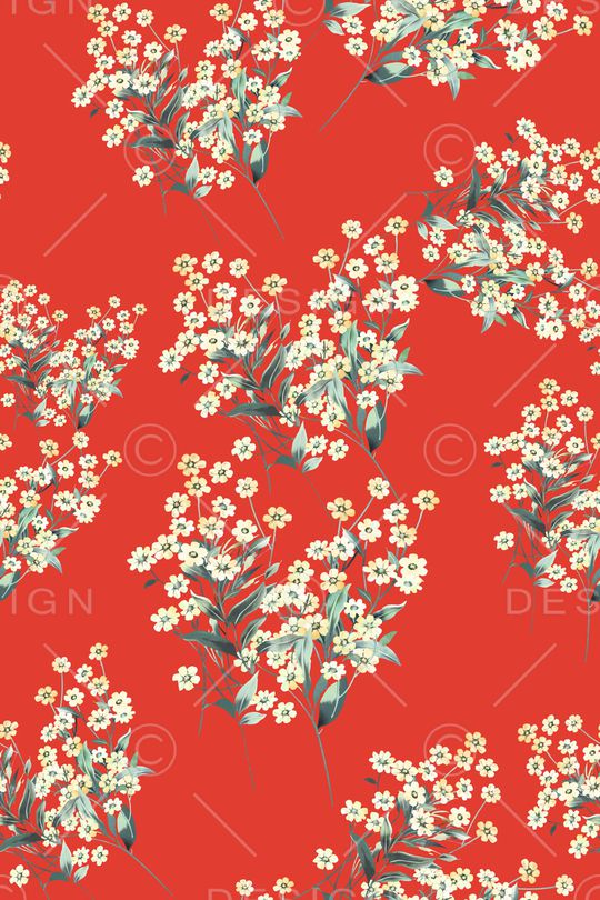 彩底花卉印花华亿平台图片