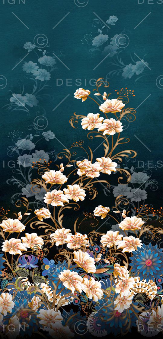 定位花印花华亿平台图片