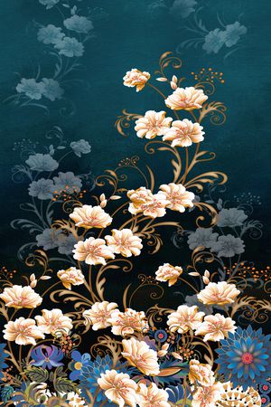 定位花印花华亿平台图片