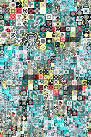 几何印花华亿平台图片