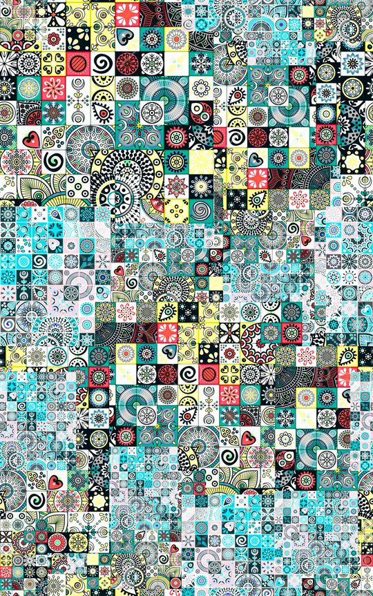 几何印花华亿平台图片