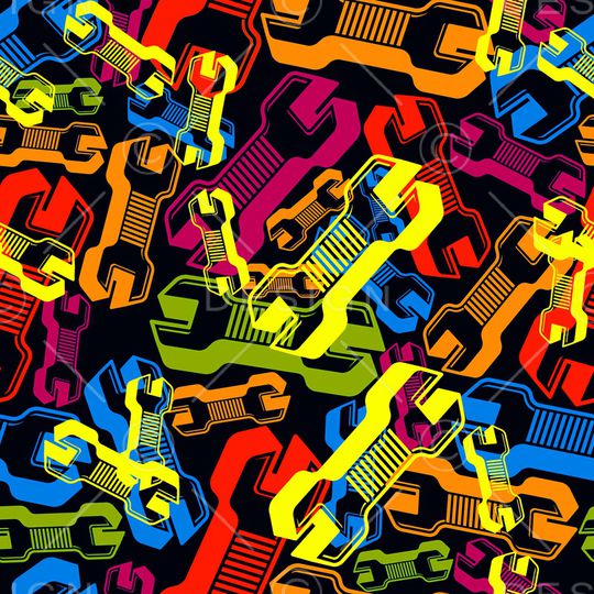 几何印花华亿平台图片