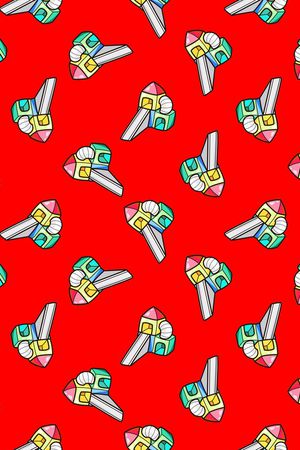 几何印花华亿平台图片