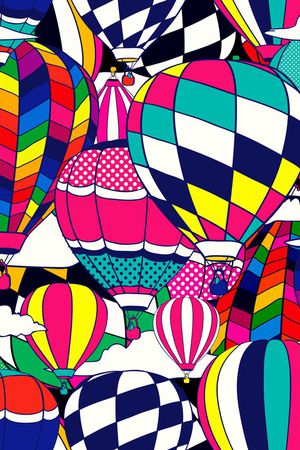 几何印花华亿平台图片