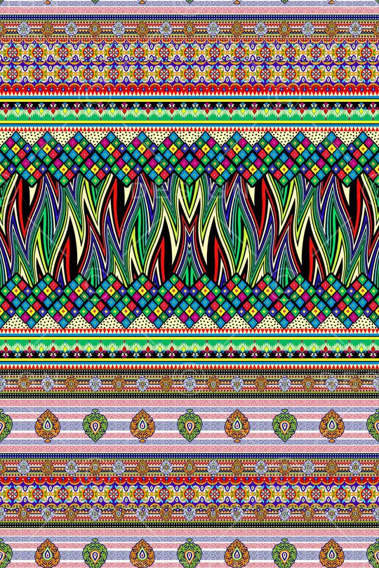 波西米亚印花华亿平台图片