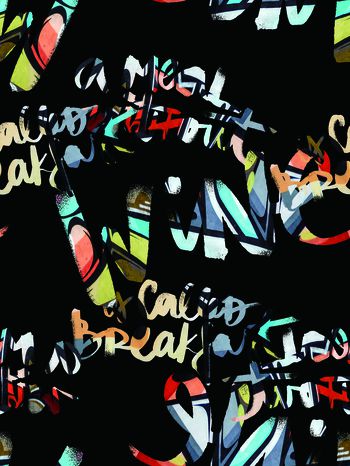 字母印花华亿平台图片