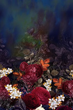 定位花印花华亿平台图片