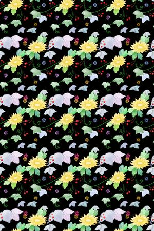 手绘印花华亿平台图片