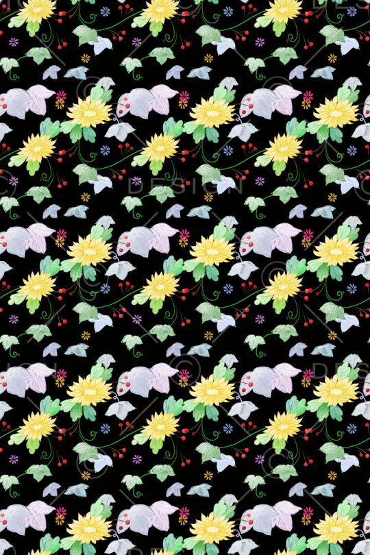 手绘印花华亿平台图片