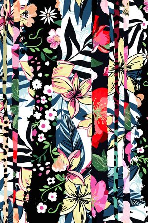 条纹印花华亿平台图片