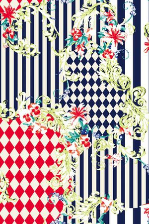 几何印花华亿平台图片