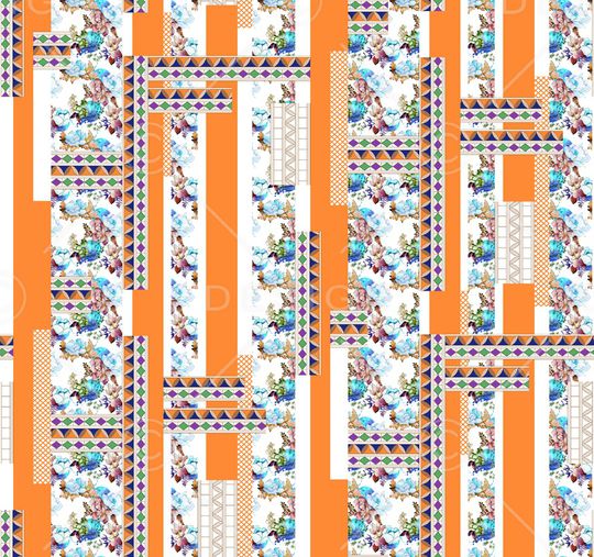 几何印花华亿平台图片