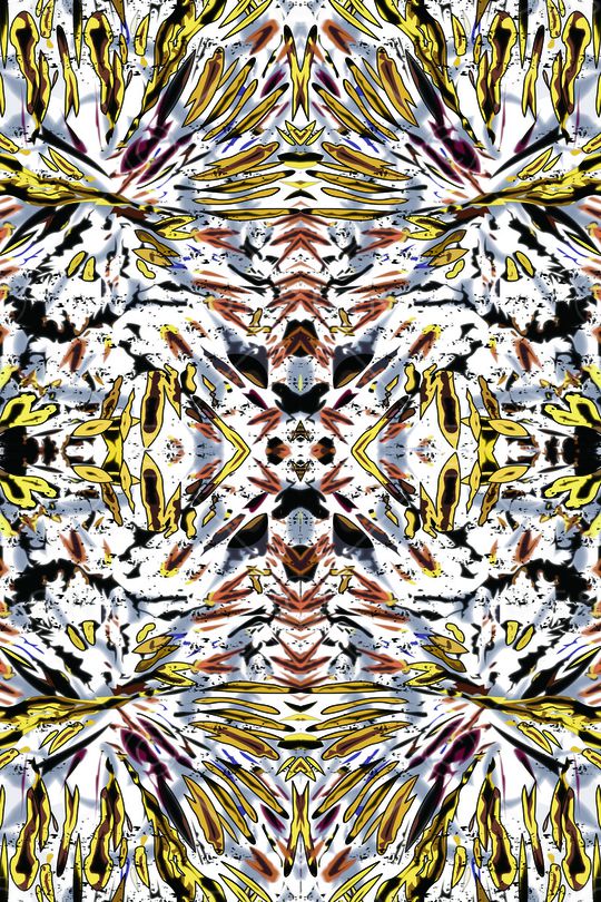 动物纹印花华亿平台图片