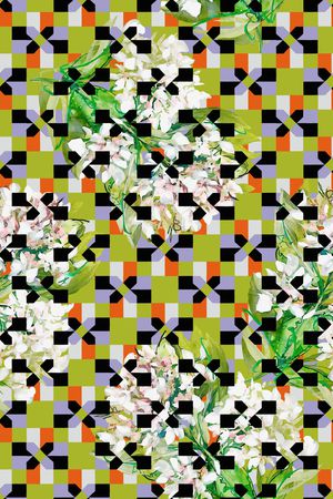 春夏华亿平台印花华亿平台图片