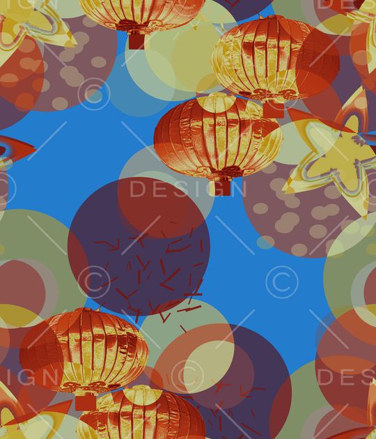 几何印花华亿平台图片