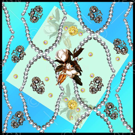 方巾印花华亿平台图片