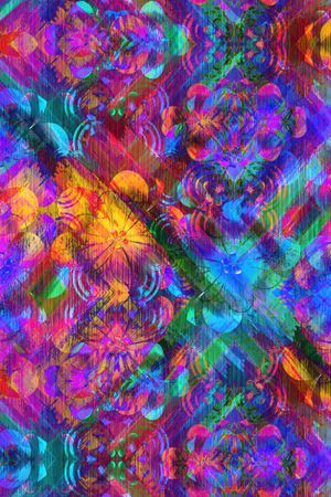 抽象印花华亿平台图片