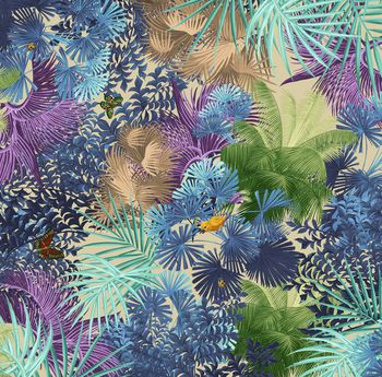 春夏华亿平台印花华亿平台图片