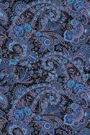 佩斯利印花华亿平台图片