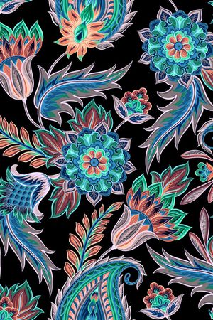 佩斯利印花华亿平台图片